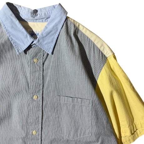 Stussy s/s stripe shirts