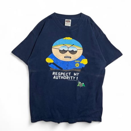 1990's TULTEX (XL) South Park 1998 Tシャツ 紺色