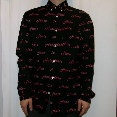 Supreme "Hate" LS SHIRTS