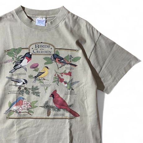 90's HARBORSIDE GRAPHICS (M) Tシャツ USA製 "Birds of the Garden"