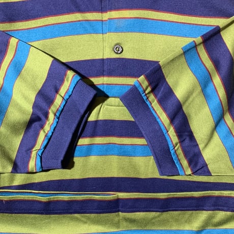 YVESSAINT LAURENT Border Polo Shirts