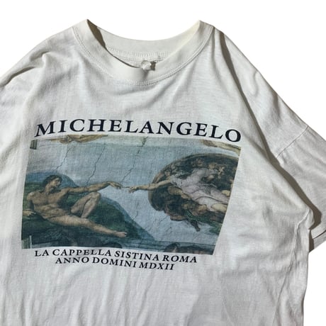 1990's MICHELANGELO "ART T-SHIRT"