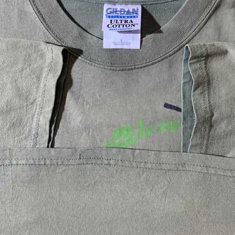 90's GILDAN (L) Head Gardener Tシャツ モスグリーン
