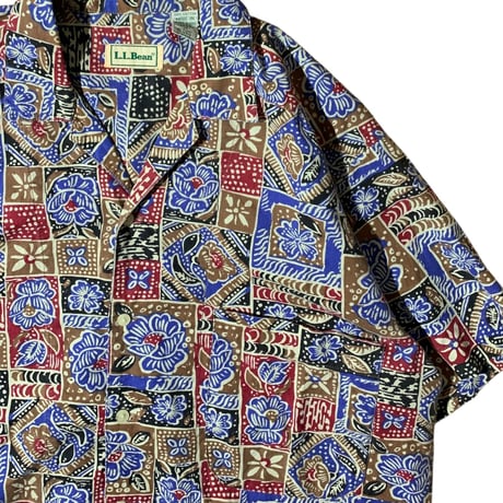 1980's L.L.Bean cotton Hawaiian shirt