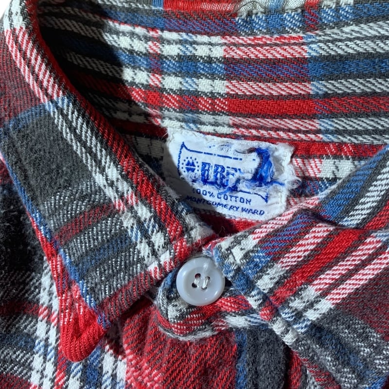 1960's BRENT Heavy Nel Shirts マチ付き | Cyan Onlin