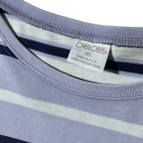 1990's CHEROKEE border tee usa製