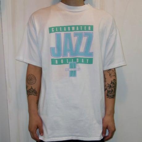 90's unknown "JAZZ" T-SHIRT