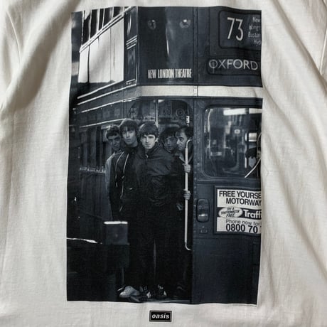 new GILDAN (L) OASIS T-SHIRTS BAND TEE WHITE