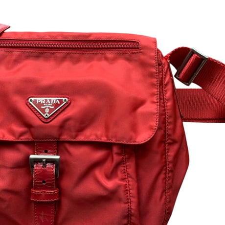 00's PRADA Flap Shoulder Bag