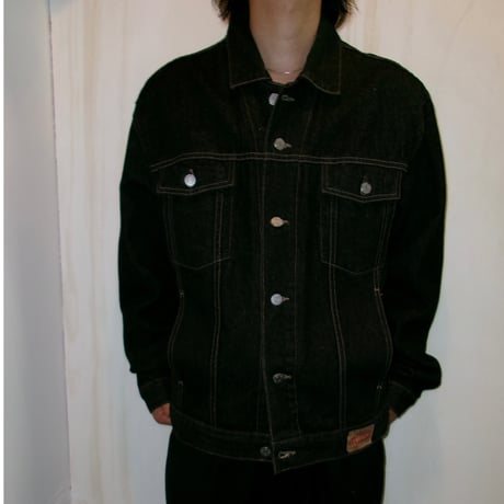 1990's GUESS Black Denim Jacket