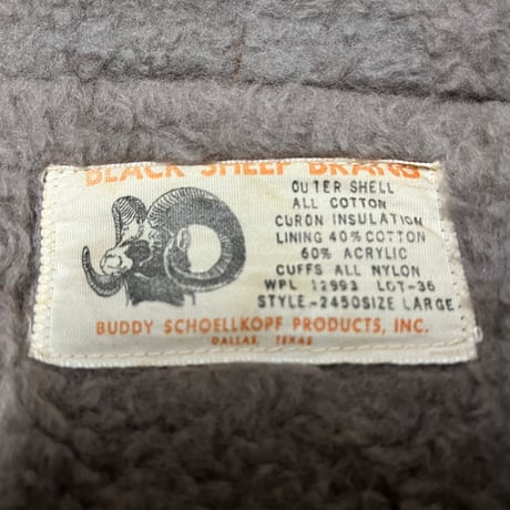 1960s Black Sheep Brand (L) Hooded Hunting Jacket