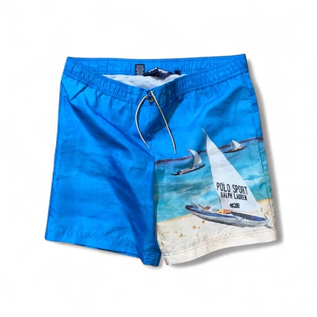 90's Polo Sport Ralph Lauren (L) Swin Shorts Nylon