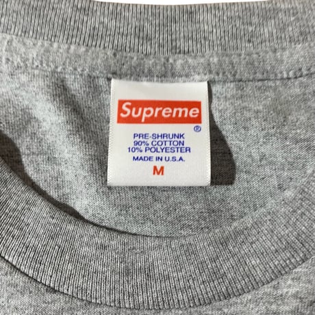 ONLINE限定販売⚫︎Supreme / Independent (M) LS T-Shirts Grey