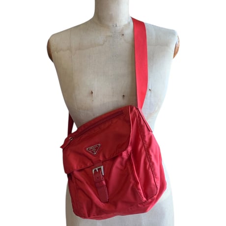 00's PRADA Flap Shoulder Bag