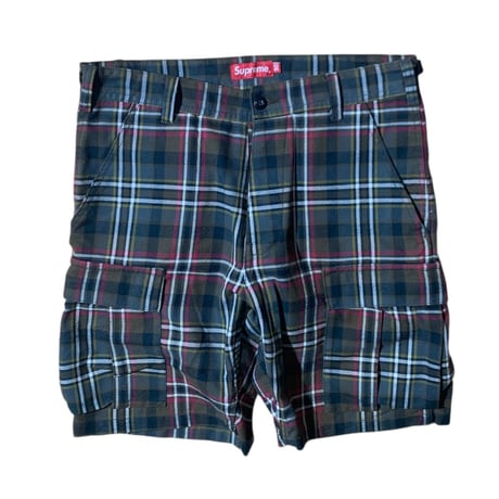 17ss Supreme check cargo pants