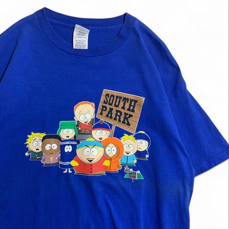 2000's DELTA (L) SOUTH PARK Tシャツ BLUE made in mexico