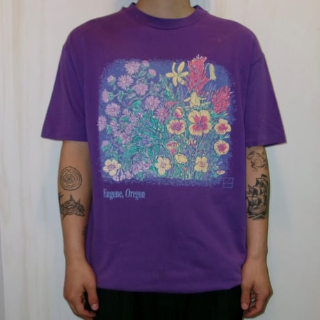 1990's Hanes "FLOWER" TEE