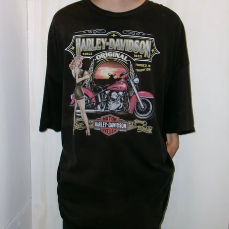 00s Hanes HARLEY-DAVIDSON T-SHIRT