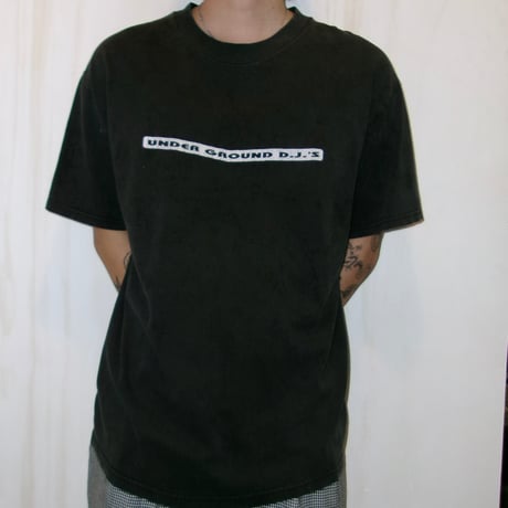 1990's Hanes "UNDER GROUND DJ-S  T-SHIRT