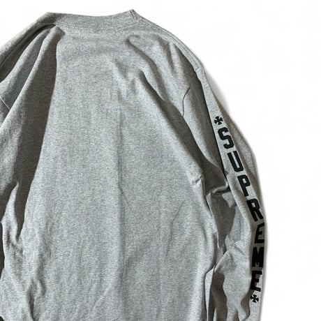 ONLINE限定販売⚫︎Supreme / Independent (M) LS T-Shirts Grey