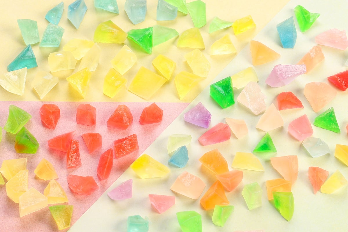 琥珀糖 琥珀糖 95g×2箱 - メルカリ
