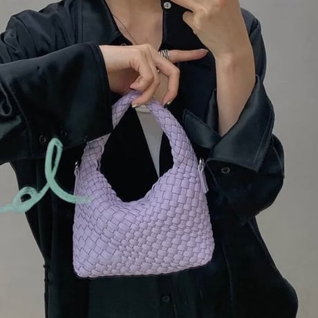 編み込みショルダーバッグ
