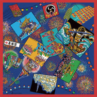 MISATO ASAYAMA 綿ふろしき【大判】日本の祭り #97a