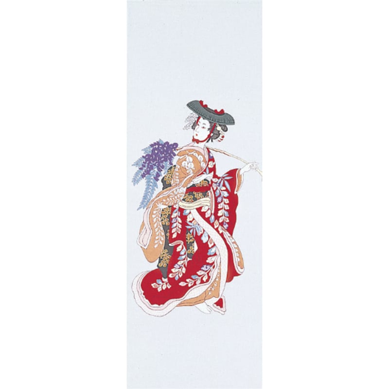 浮世絵 浮世絵手拭藤娘 #47b | Patoriオンラインショップ 結道