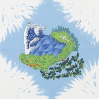 MISATO ASAYAMA 綿小ふろしき【中巾】富士山 #92d