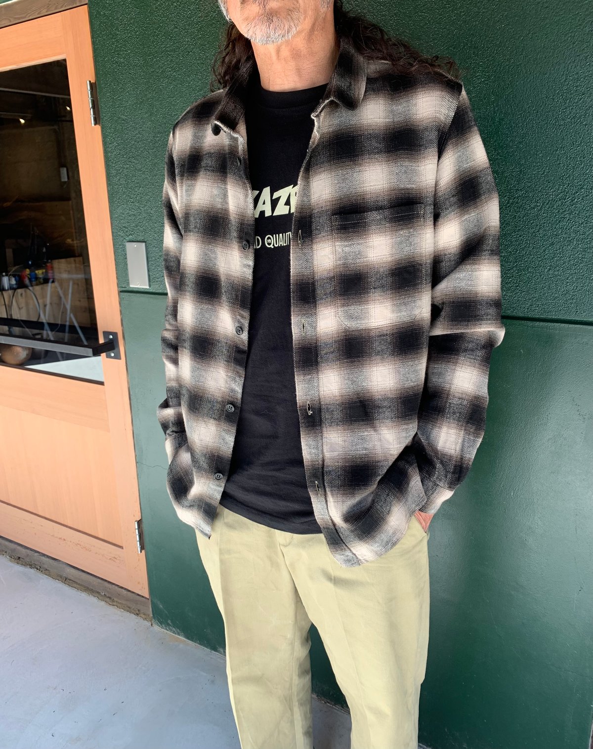 FB CONTY オンブレ 長袖シャツ シャツジャケット バイカー FB CONTY オンブレ 長袖シャツ シャツジャケット バイカー 送料無料