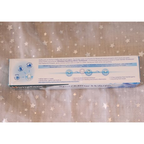 トゥースペイスト スパークリングホワイト【ヒマラヤ】Tooth Paste Sparkling White 【HIMALAYA】- 150g