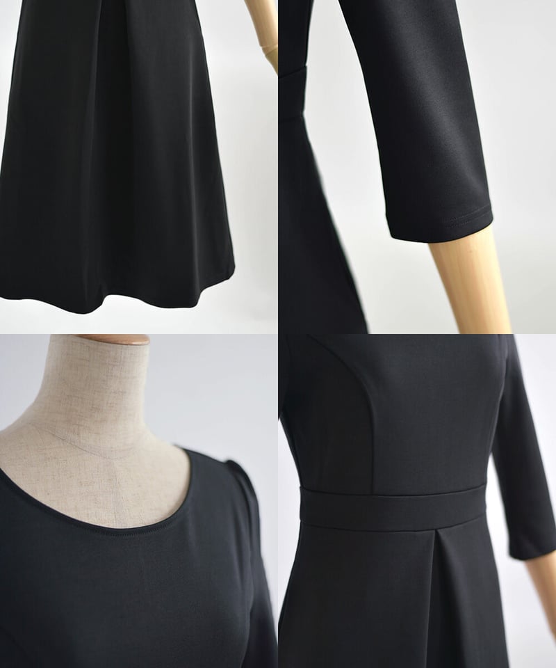 □50％OFF□：ストレッチ フレア ワンピース［アウトレット品