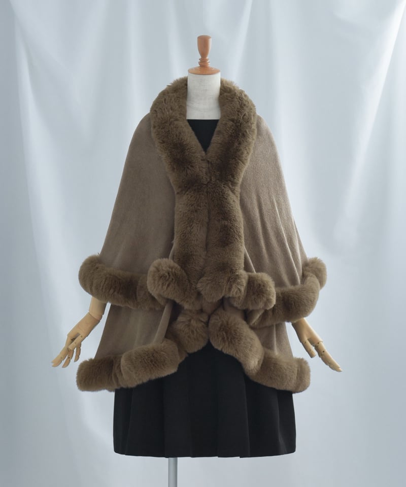 □30％OFF□：エコファー エレガンス ケープ［アウトレット品］bs065