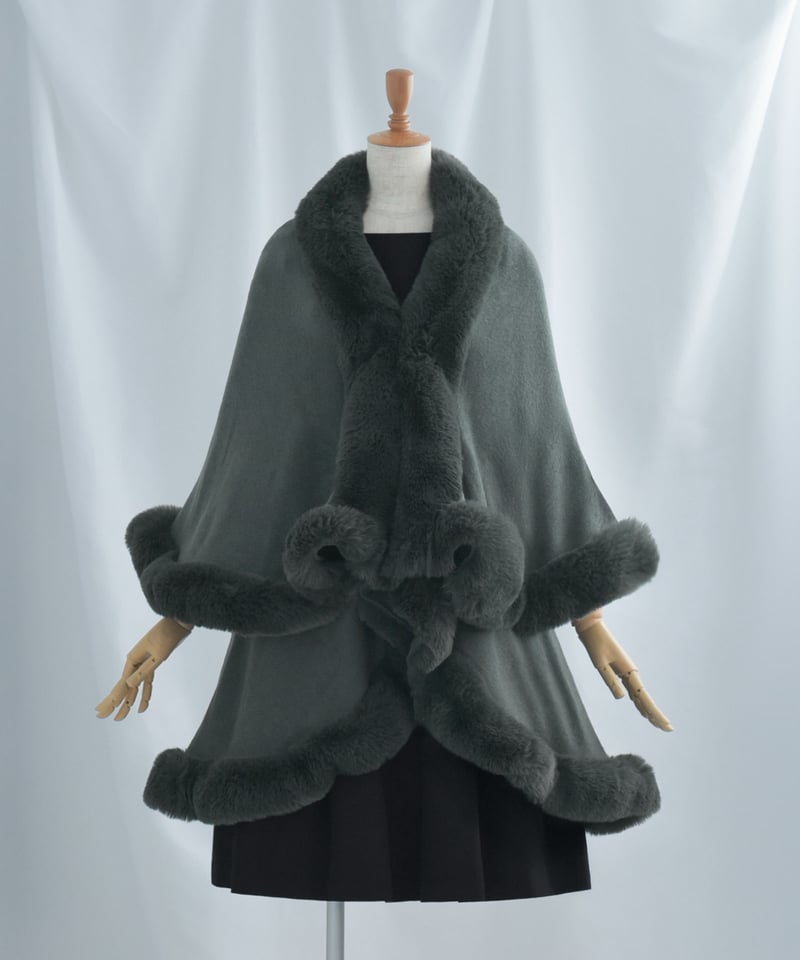 □30％OFF□：エコファー エレガンス ケープ［アウトレット品］bs065