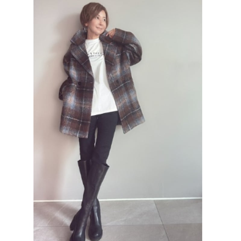 新品イシカワラボ10/2ライブ①ダブルハーフコート（アバハウス）