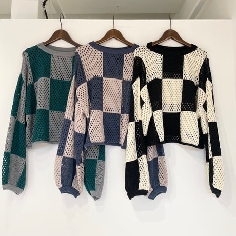 イシカワラボ　アンテアシーム　nuance hem knit イシカワラボアンテアシームnuance hem knit