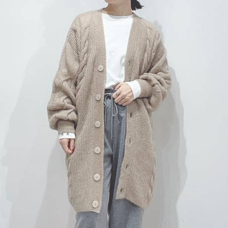 最終価格❣️イシカワラボ　ニットドッキングドロストカーデ　LHELBIE 最終価格❣️イシカワラボ ニットドッキングドロストカーデ LHELBIE