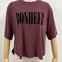 本発　フロッキープリントTシャツ　(ロージー　R753250)