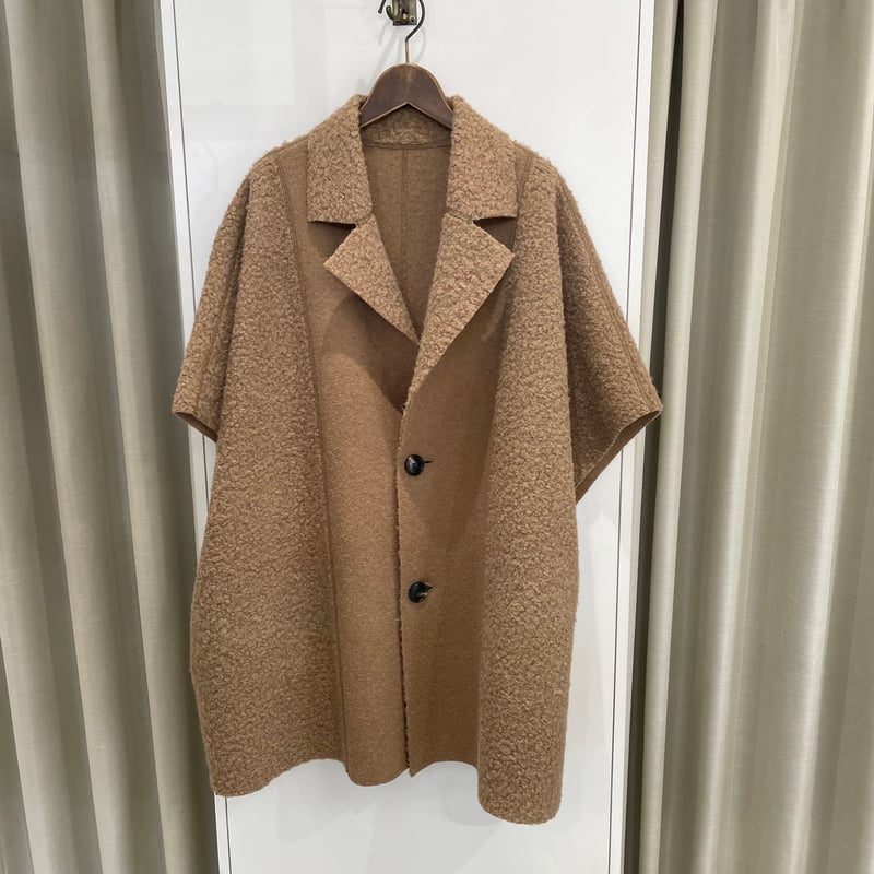 8/30ライブ① リバーシブルボアスライバーニットポンチョCT