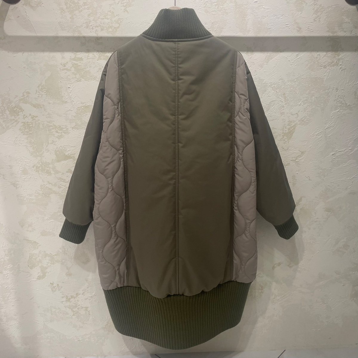 nika♡　discoat 中綿ミリタリーコート新品、未使用 8/27ライブ① 中綿ヨーク切替ミリタリーコート （ファーリー