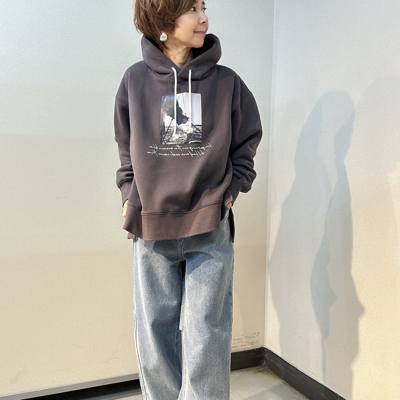 10/24即納商品ライブ 裏起毛フォトプリントフーディ (パシオーネ 46941