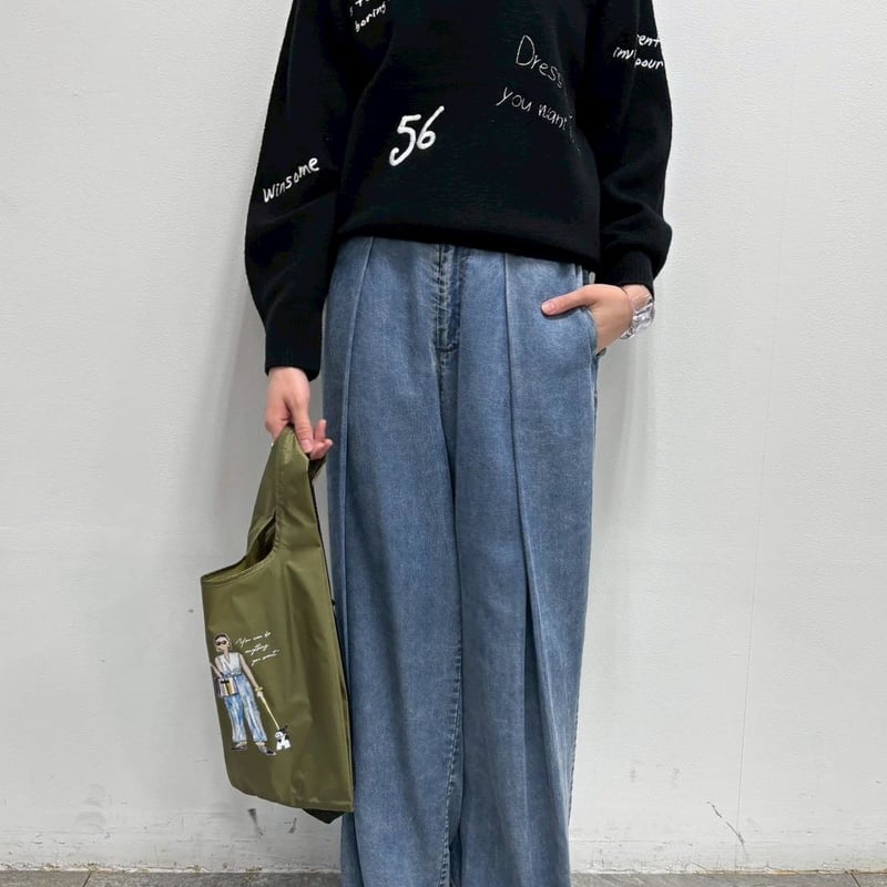 11/3ライブ② レタリング刺繍ニット (ロージー R781204) | ISHIKAWA-LABO