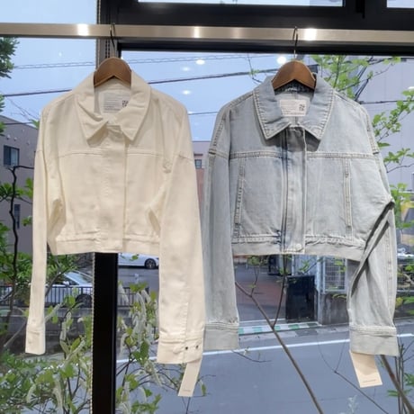 PASSIONE デニムシャツノーカラーデニムジャケットイシカワラボ