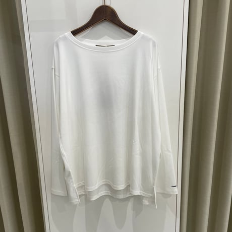 イシカワラボ　H刺繍長袖Tシャツ（ホワイト）　アンナケリー 11/14ゲリラライブ H刺繍ロンT (イシカワラボ-アンナケリー