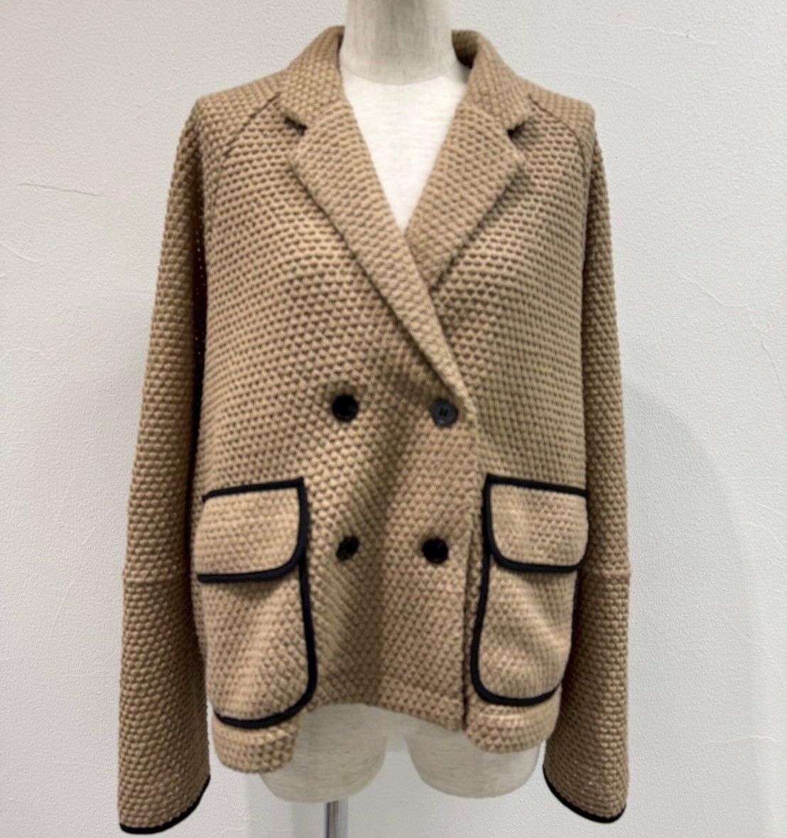 本発 BIGワッフルトリミングドルマンJK (シアントーキョー