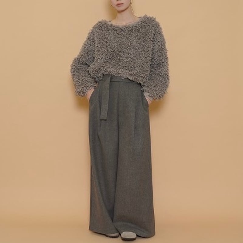 本発 11/18ライブ② ラメシャギーボアブラウス (シアントーキョー