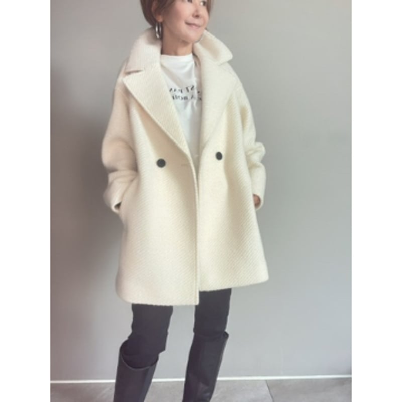 新品イシカワラボ10/2ライブ①ダブルハーフコート（アバハウス）