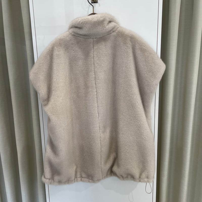 本発 ミンク風ファーベスト (クロシェ 562-84507) | ISHIKAWA-LABO