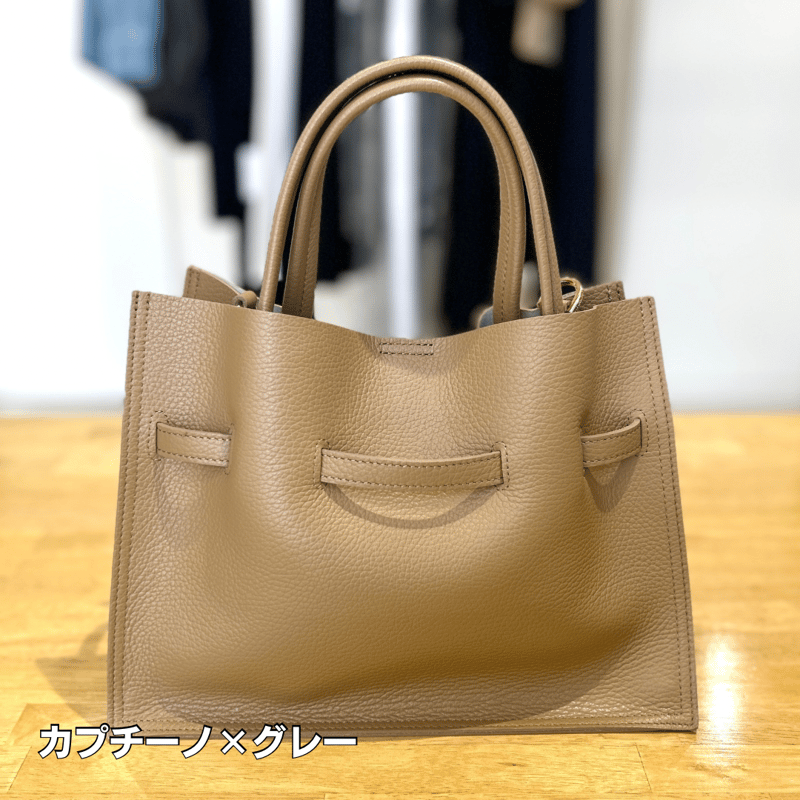 ヴィオラドーロ　イタリアンWフェイスレザートートバッグ ヴィオラドーロのイタリアンWフェイスレザートートバッグ TRERO