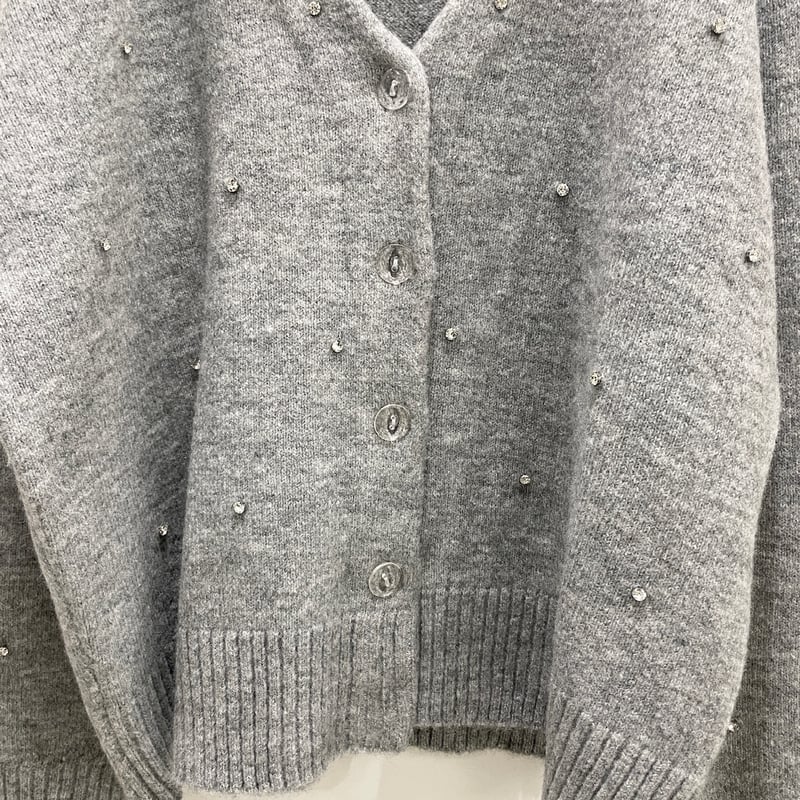 7/22ライブ① キラキラビジューニットカーデ (ポームリシュ